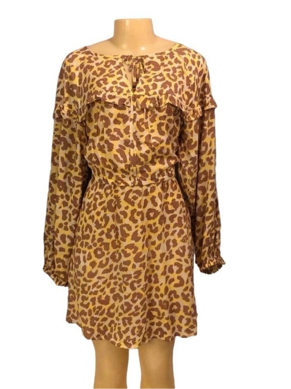 Design History Sz M Women Dress Animal Printt